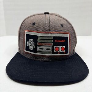 Nintendo NES Embroidered Patch Logo Micro-Herringbone Twill Street SnapBack OSFA